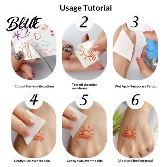 Decorative Body Art Decals Golden Silver-color Metallic Tattoo Sticker for Women Girls Temporary Tattoos Face Arm Decoration Waterproof Fake