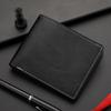 New Man PU Leather Wallet Business Card Holder Thin Business Credit Card Ldentity Holder Vintage Protection Bag Coin Wallet