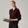 Zhaojun Women's Thickened 100% Cashmere Cardigan