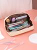 White Basic Pencil Case Back To School Pencil Cases Large Capacity Durable Pencil Pouch Trousse Stationery Bag Pencil Case