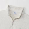 RelaxFit Long Sleeve Cotton USA Fleece Sweatshirt with Embroidered Logo and Sweatshirt Half-Zip (CW-C011-810-M)