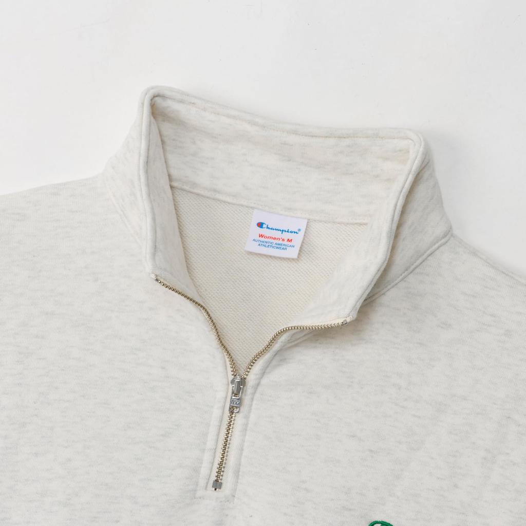RelaxFit Long Sleeve Cotton USA Fleece Sweatshirt with Embroidered Logo and Sweatshirt Half-Zip (CW-C011-810-M)