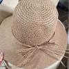 Straw Hat Women's Summer Big Eaves Sunshade Sunscreen Beach Sun Hat Woven Foldable Versatile Seaside Travel Fashion Cool Hat