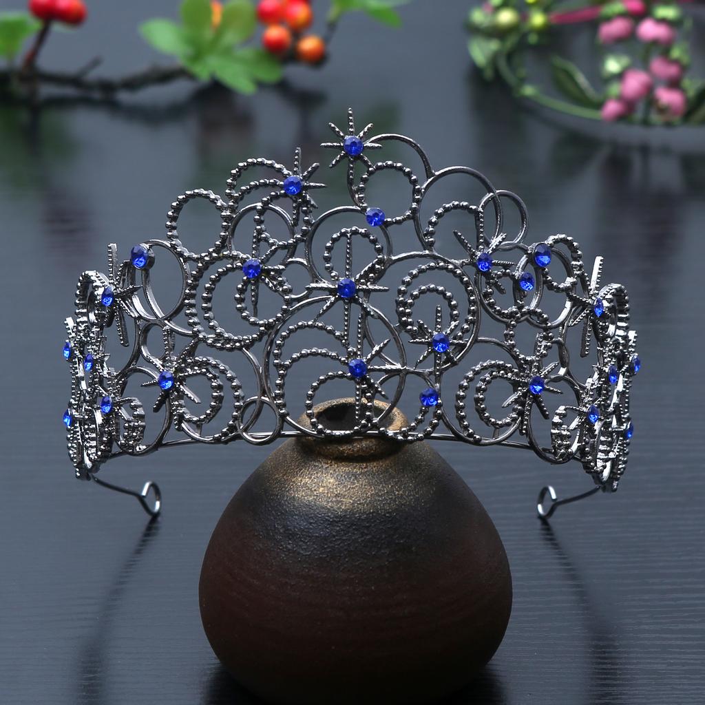 Evil Bubble Witch Crown Cosplay Dress Up Fantasia Headwear Disguise Costume Girl Halloween Carnival Accessories