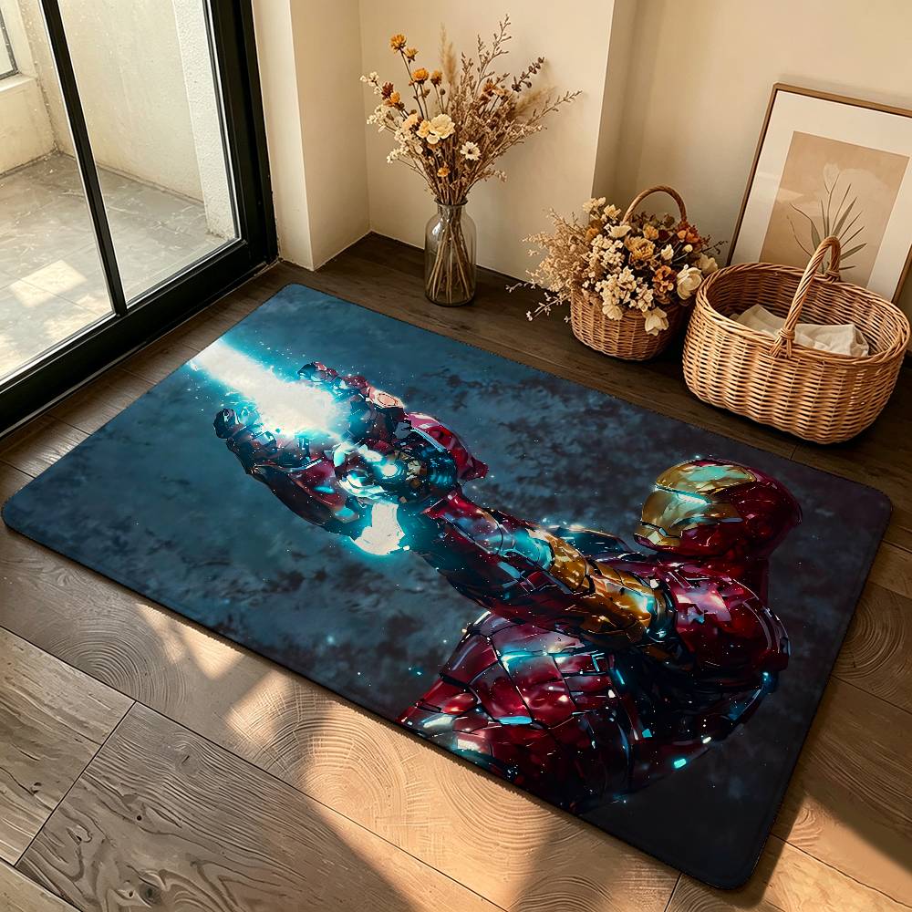 Cool I-Iron Man-S Carpet Bathroom Anti-slip Mat Door Mat Home Decoration Mat Entrance Door Mat Scratch-resistant Door Mat