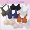 Sports Bra For Women With Seamless Breathable Nylon Fabric Large Size Supportive Fitness Top