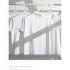Europäische Größen "Ich bin der Beweis, dass Gott Gebete erhört" Christliches T-Shirt für Männer & Frauen - Weiß Rundhals Kurzarm.