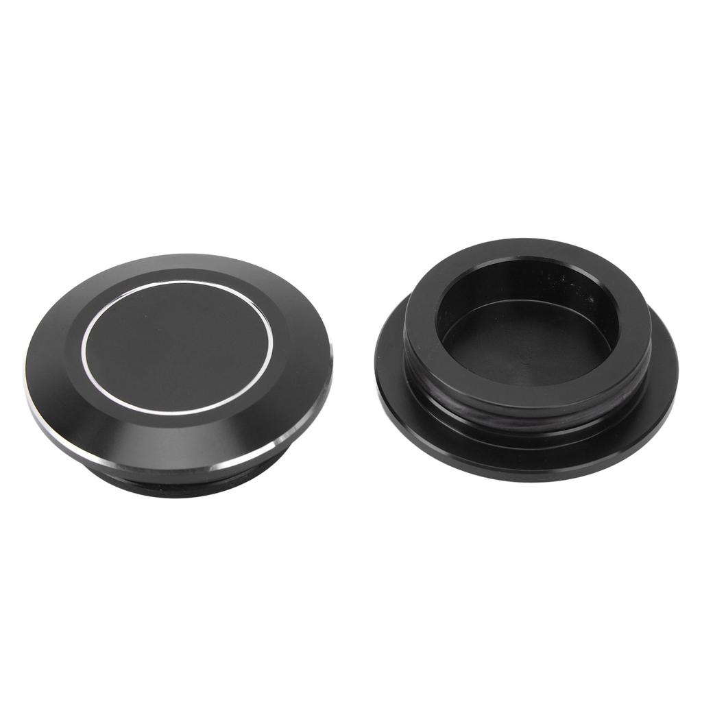 2pcs Motorcycle Frame Hole Cap CNC Aluminum Dustproof Frame Hole Plugs for CMX1100 Black