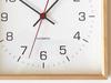 KATOMOKU Muku Square Clock 2 km-65HM H. Maple Wall Clock with Continuous Second Hand (quartz Clock)