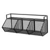 Optional Hanging Storage Basket Kitchen Fruit Vegetable Plates Dishes Tray Grocery Holder Kitchen Shelf Easy to Install