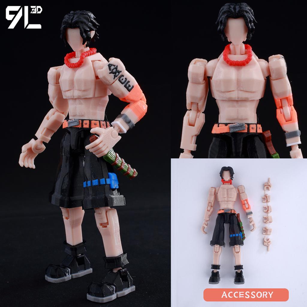 Titan13 One Punch Man Figure - Anime Multi-Jointed Poseable Saitama Dummy13 Action Model Decompression Toys For Adults Kids
