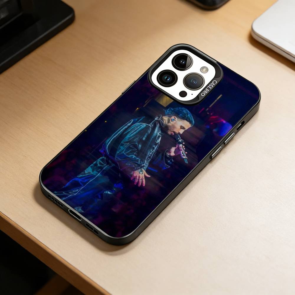 Singer Rauw Alejandro-RA Phone Case For iPhone 17,16,15,14,13,12,11 Plus,Pro Max,XS,Colorful Silver Black Cover