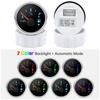 7 Colors Backlight 52mm Voltmeter Fuel Level Water Level Oil Temp Gauge With Warning Light Universal For 12V 24V Boat Car Marine