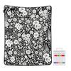 Personalized Coloring Project for Home DIY Blanket, Cartoon Patterns Print Soft Polyester Throw, Fabric Interactive Creative Family Art Projects