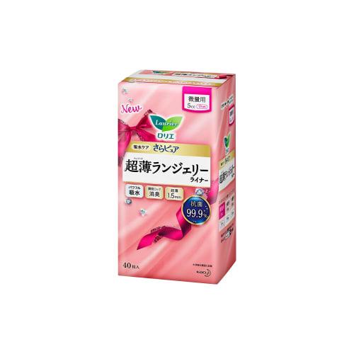 Laurier Sara Pure Ultra-Thin Lingerie Liner, 5cc, 40 Sheets