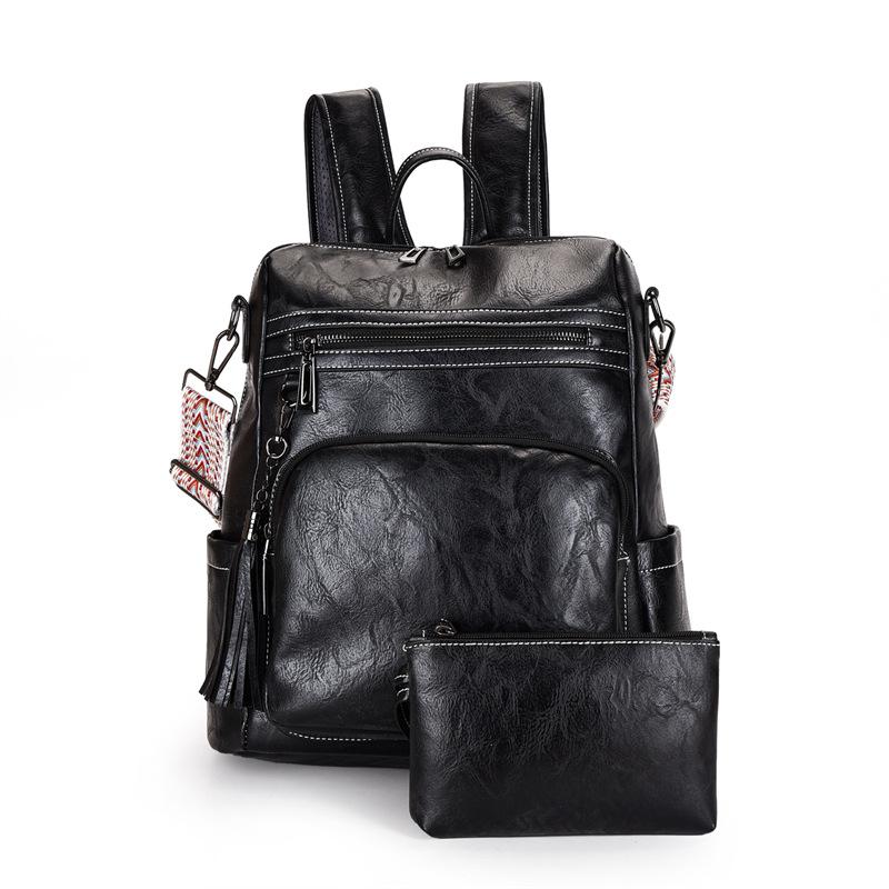 Backpack Lightweight Girls Retro Backpack, Large Capacity Ladies Backpack