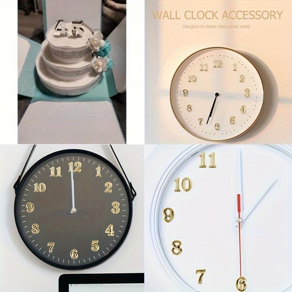6pcs Clock Roman Numerals. Handmade repair tool & accessories for trendy clock designs.