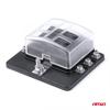 Ceramic fuse box 6 sockets + fuses AMIO-03039