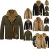 Winter Bomber Jacket Men Pilot Warm Male Fur Collar Army Tactical Jacket Coat