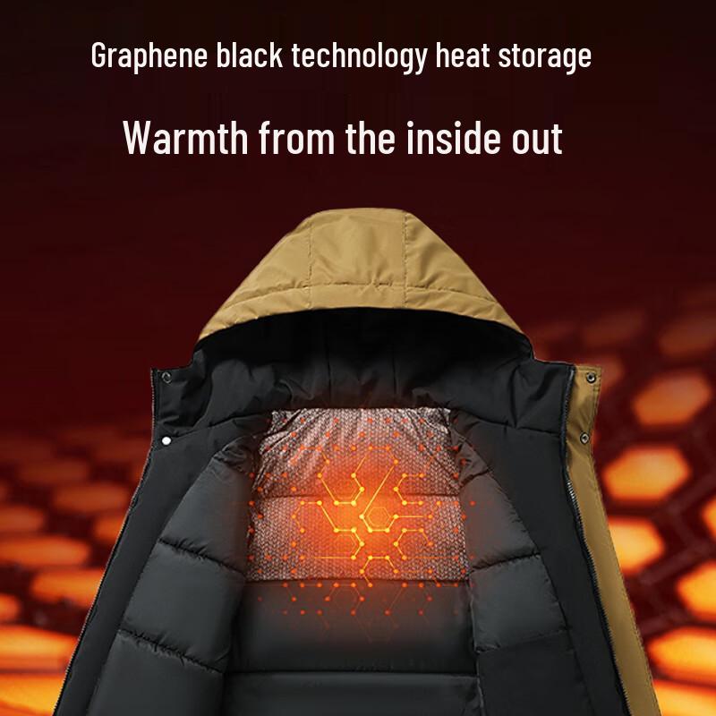 ROMON Men's Graphene Thermal Casual Jacket