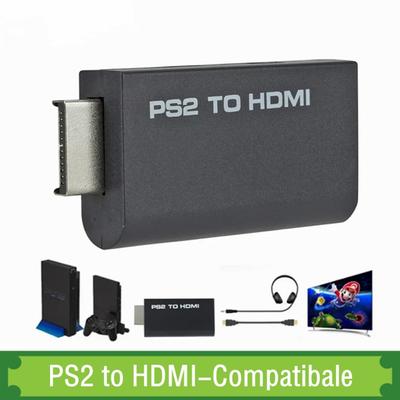 PS2 To HDMI-compatibale Audio Video Converter 480i/480p/576i With 3.5Mm Audio Output Supports All PS2 To HD Display Modes