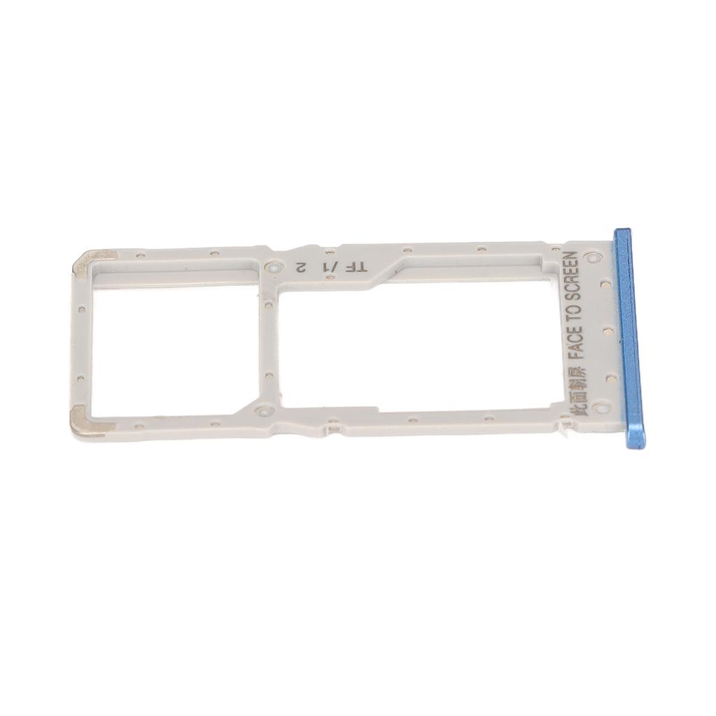 SIM-Kartenfach Kunststoff Gut Passend Aufbewahrungskartensteckplatz Halter für Xiaomi Redmi Note 6 Note 6 Pro Smartphone Blau