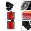 Universal 7 Pin LED Tail Lights for Trucks Trailers Tractors Buses 2835 LED Beads Brake Reverse Turn Signal Lights