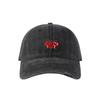 Hat Female Cartoon Embroidery Washed Cap Student Couple Versatile Baseball Cap Outdoor Casual Sun Hat