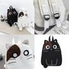 New Arrival 20l Canvas Cat Backpack For Girls And Boys Soft And Durable With Lovely Print