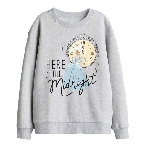 Cinderella Childrens/Kids Here Till Midnight New Years Eve Sweatshirt