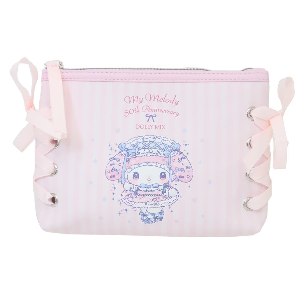 

Marimo Craft My Melody x Dolly Ribbon Pouch, W185 x H130 x D40mm, SRDM-024