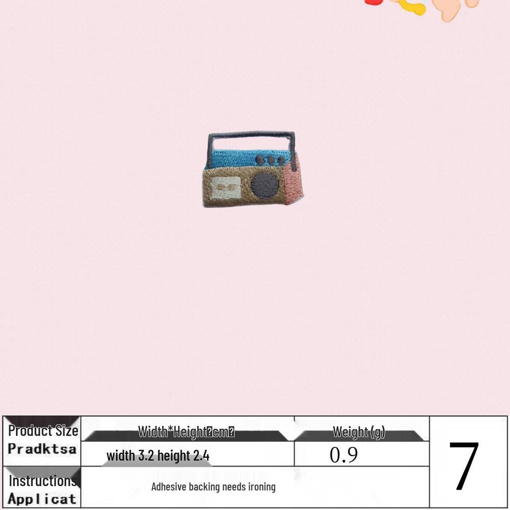 Creative Cartoon Korean Fabric Patch for DIY Clothes and Accessories