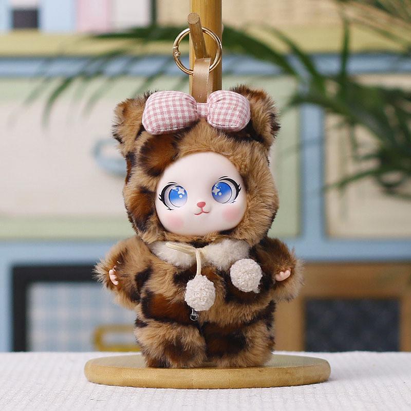 Cute Bunny Plush Keychain With Colorful Design For Kids And Teens