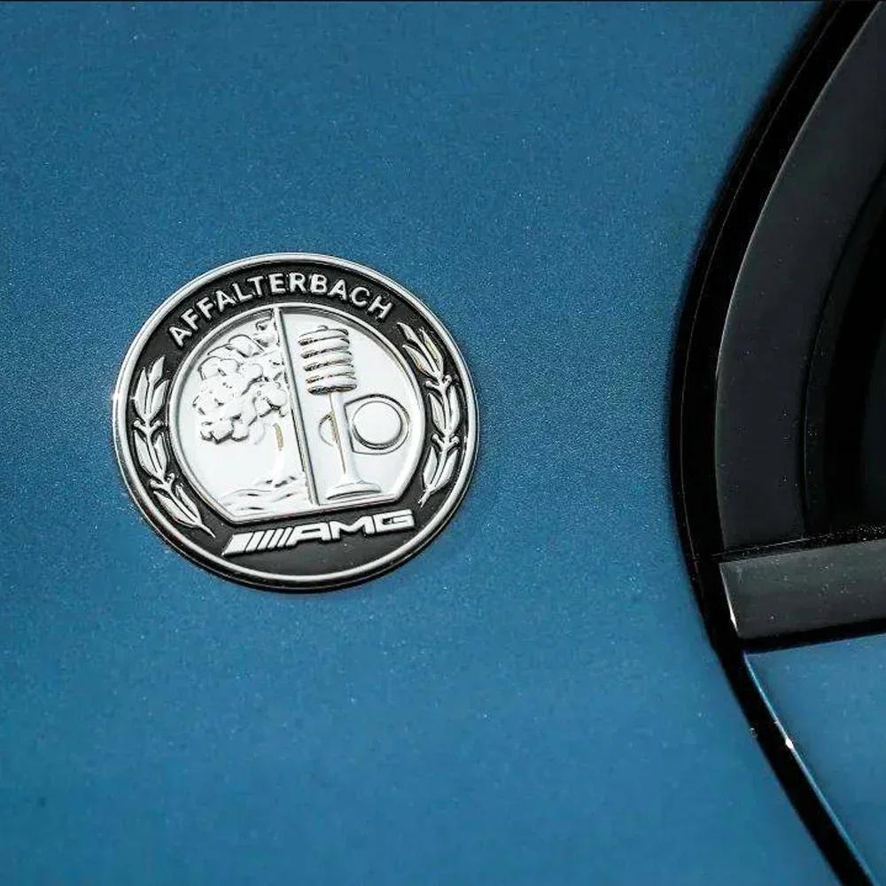 BVZ1 Car Sticker 45/65MM for Mercedes Benz Amg W204 W205 W211 W212 W213 W203 W176 Metal Car Body side windows Door Rear Pillar Decora