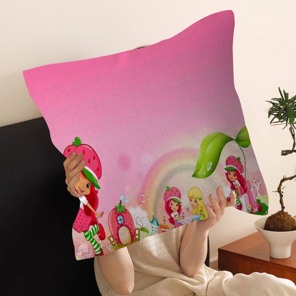 S-Strawberry S-Shortcake Pillow Anime Pillow Sofa Bed Head Pillow Cover Cushion Cover 45x45 cm Fashion