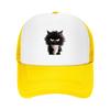 Cup Black Cat Printed Baseball Cap Fashionable and Multifunctional Duckbill Cap Adjustable and Trendy