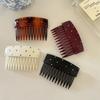 Exquisite Diamond Dense Teeth Hair Comb Clip Fashion Versatile Edge Comb Clip Sorting Broken Hair Clip Women Girls Bangs Hairpin