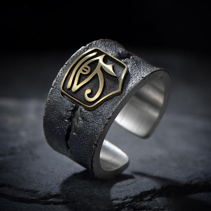 

Retro Eye of Rights Ring One size fits all чёрный