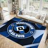 Hamburger SV Football Design Tappeto in Velluto di Cristallo Accogliente Non?Tappeto Stampato Antiscivolo per Camera da Letto Soggiorno Ingresso