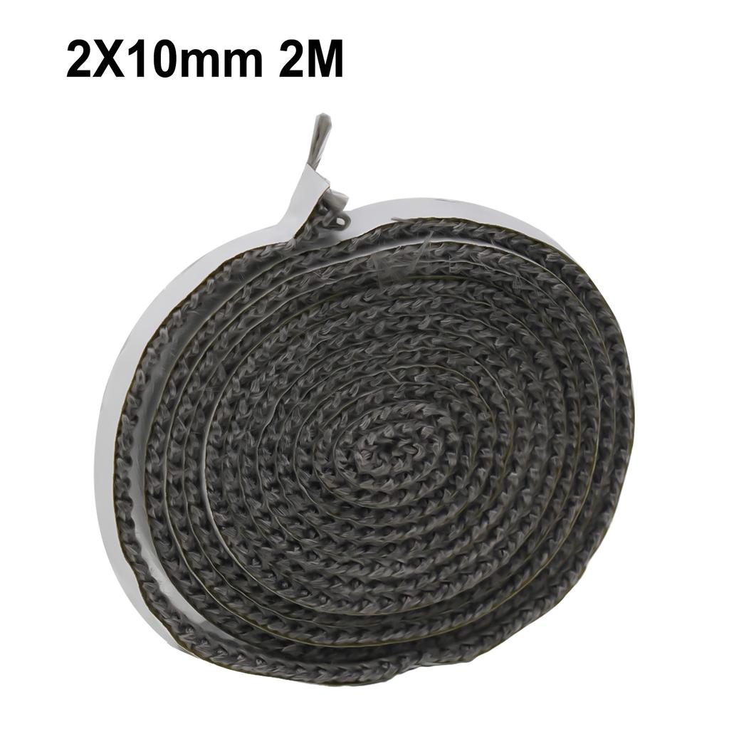 Self Adhesive Glass Seal 1* 1pcs Dark Grey Fiberglass