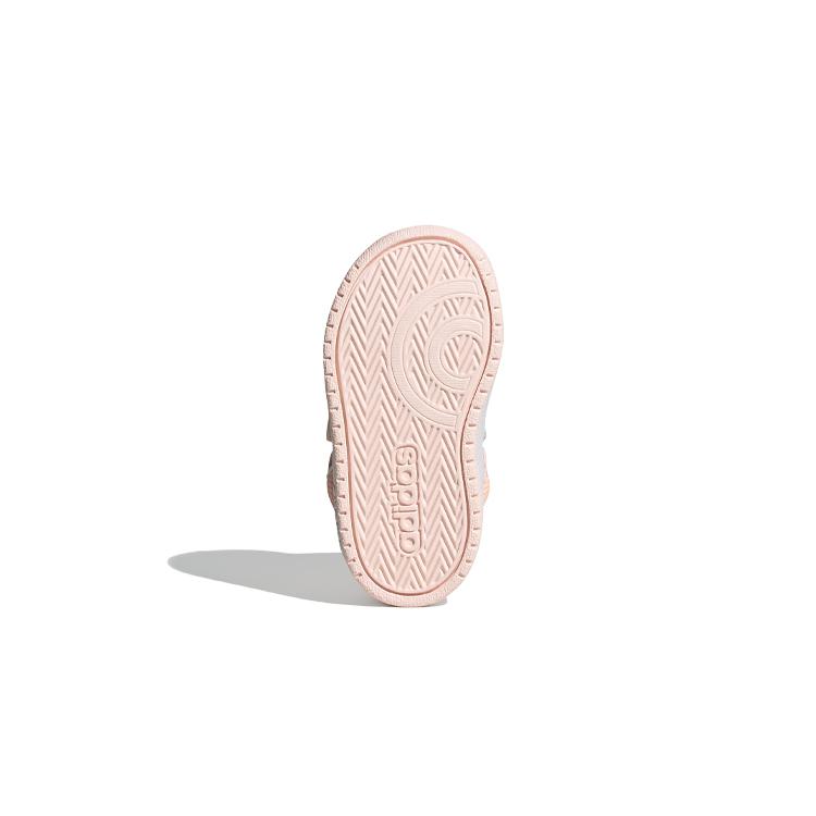 Adidas Neo Hoops 2.0 Mid I Slip Resistant Slip Resistant Mid top Toddler Shoes Pink White Infant And Toddler FW4924
