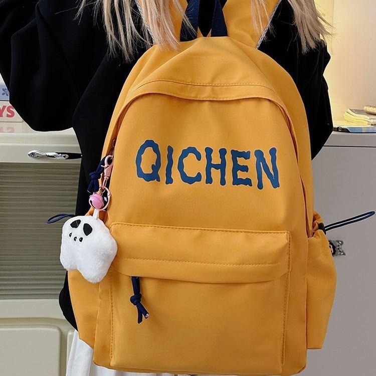 School bag for women, niche Japanese style for college students, large capacity, junior high student casual backpack, lightweight and versatile