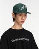 THEMUSEUMVISITOR Panda Embroidery Cap (Green)