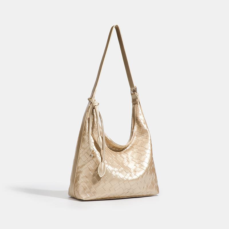 High-end Large-capacity Woven Tote Bag, Trendy and Fashionable, Versatile Single-shoulder Bag, Women's Commuting Bag