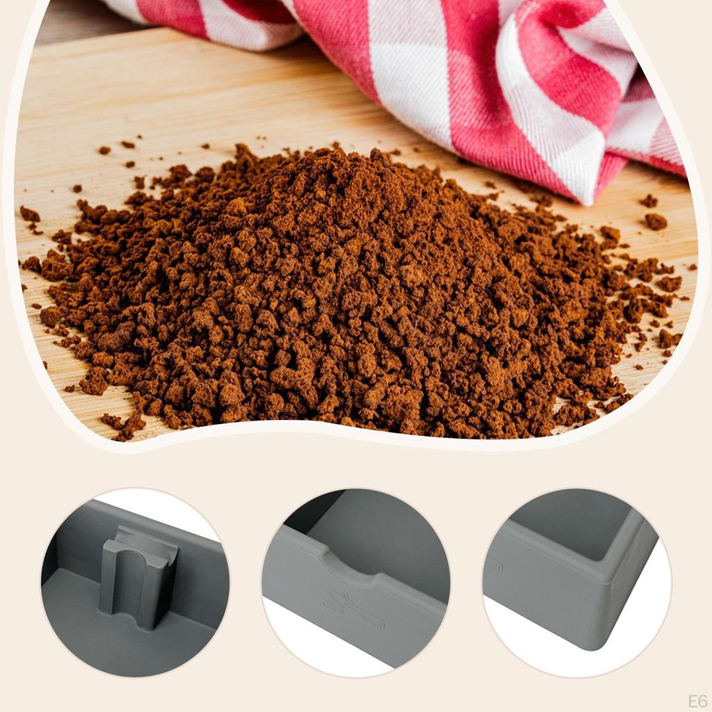 Coffee Knock Ground Dump Bin Accessory Espresso Box for Cafe Shop