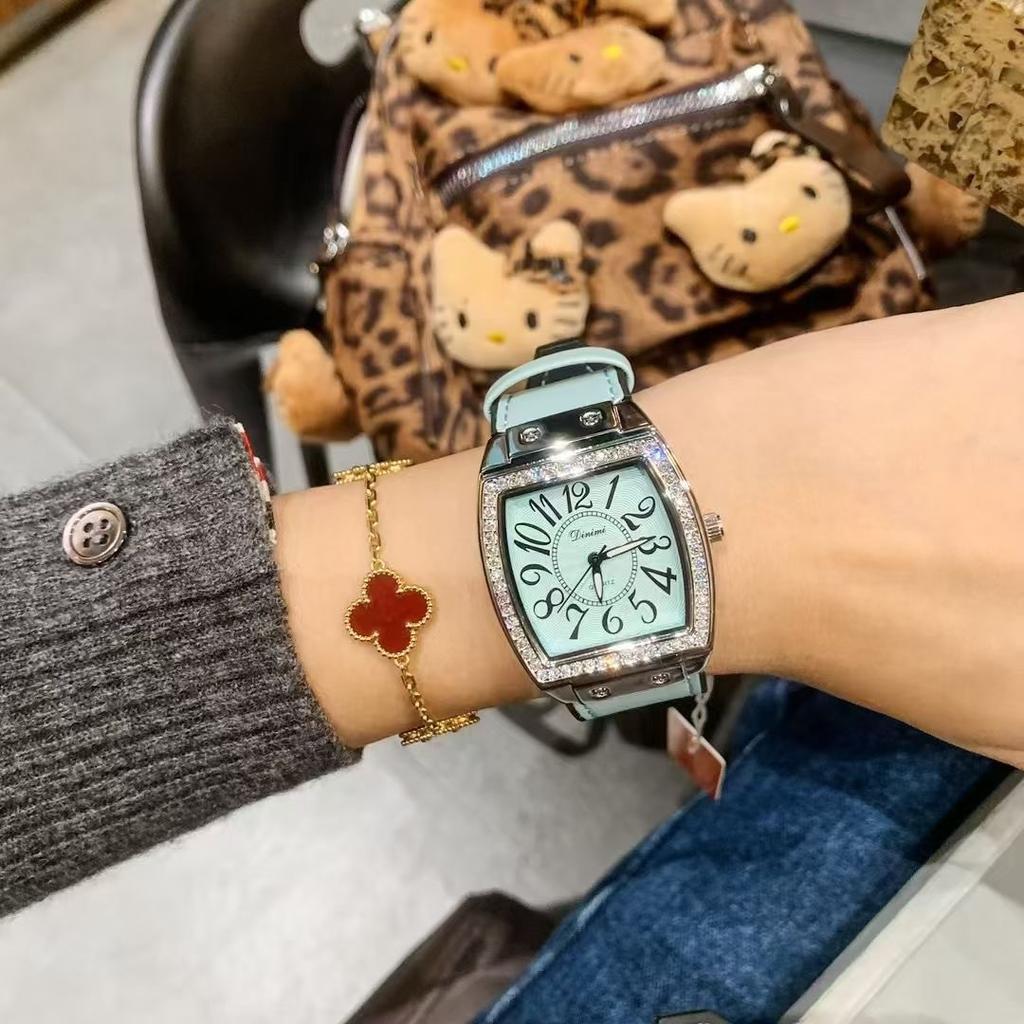 Cask Type Women'S Watch Large Dial Watch Women'S Digital Scale Trade
