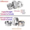 304 Stainless Steel Union Joint Coupling 1/4" 3/8" 1/2 3/4 1" BSP Female Male Thread Cast Pipe Fitting 3 Way Tee eblow connector