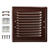 Ventilation Grille - KOTARBAU - 165x165 Mm - Metal - Mosquito Net - Brown