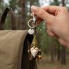 Travel Keychain Gnome with Inspirational Card, Still Hanging On, Keep Growing, Fine Healing Charm Your Path, Dwarf Key Ring for Bags Backpacks