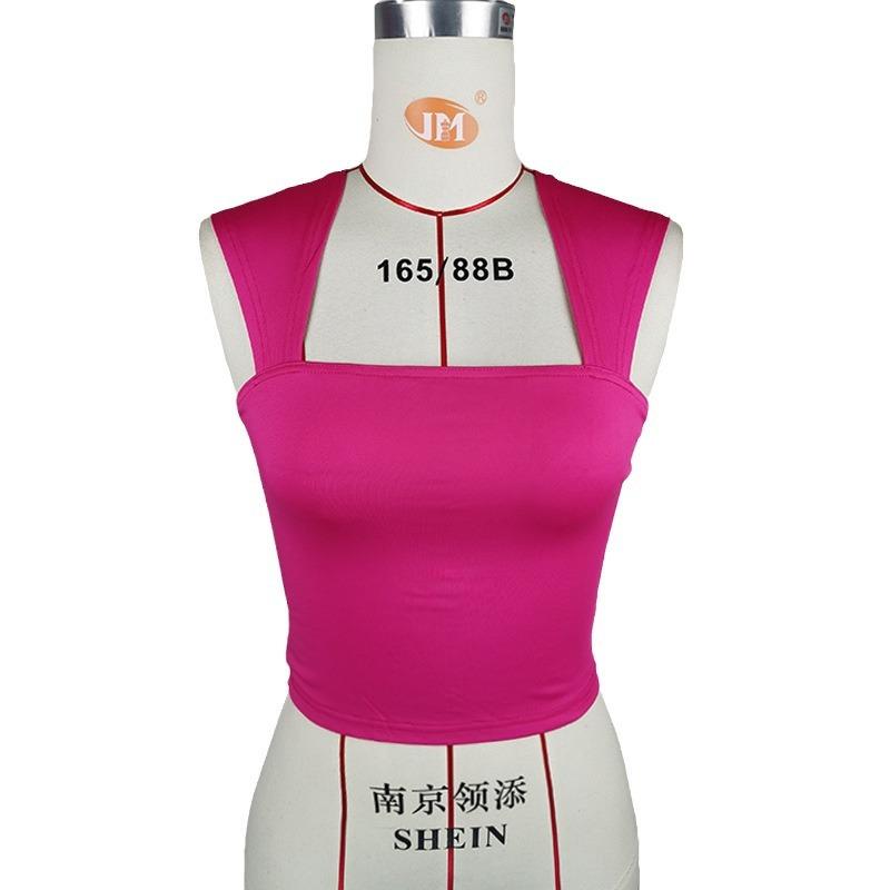 Women's Sexy Slim Fit Navel-baring Suspender Sleeveless Vest